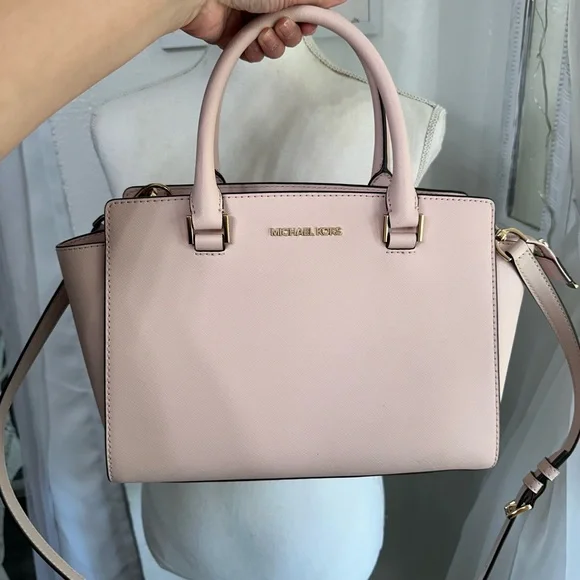 Michael Kors Selma Medium Pink Satchel Handbag 🩷 - Picture 8 of 8